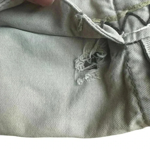 Hugo Boss Cargo Pants Men's L Ivory Straight Leg Button Pockets Cotton Bottoms. - Picture 7 of 12